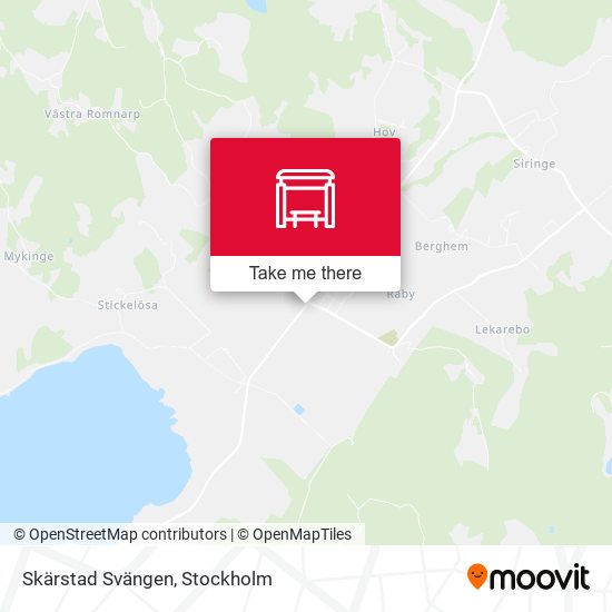 Skärstad Svängen map