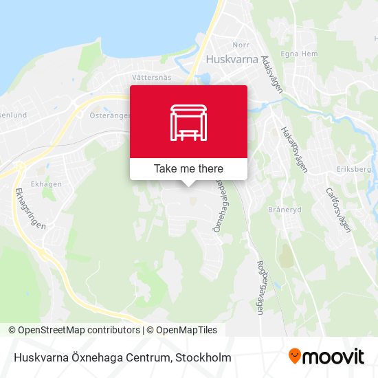 Huskvarna Öxnehaga Centrum map