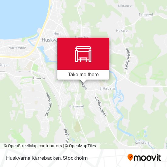 Huskvarna Kärrebacken map