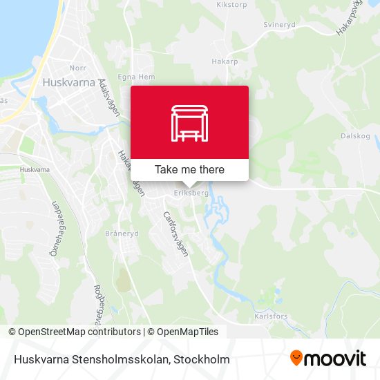 Huskvarna Stensholmsskolan map
