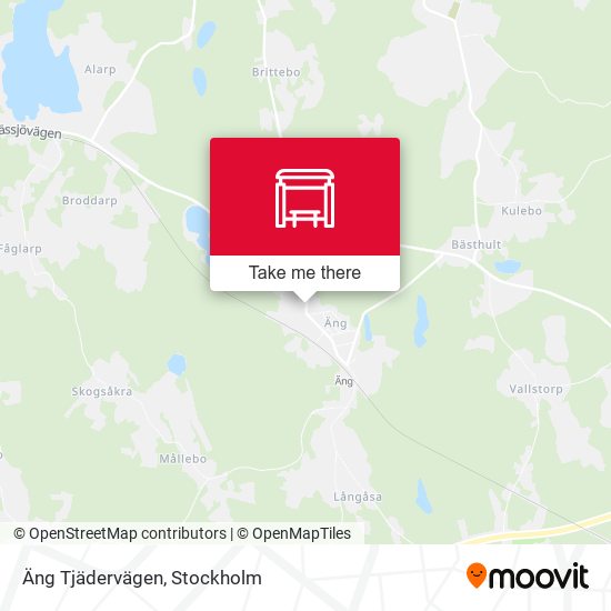 Äng Tjädervägen map