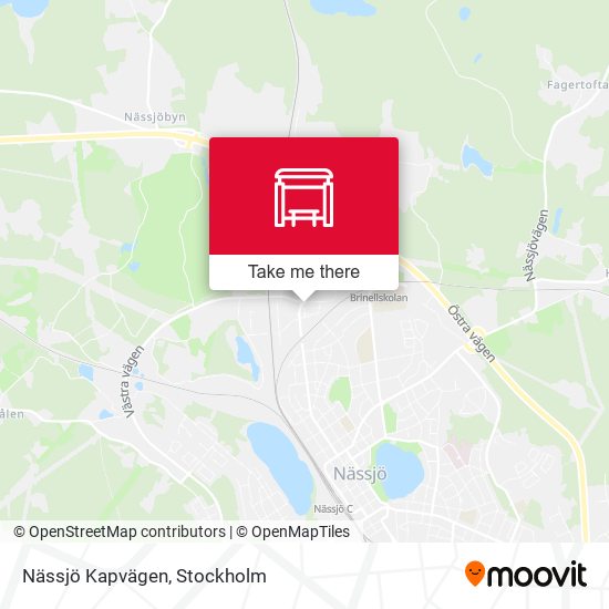 Nässjö Kapvägen map