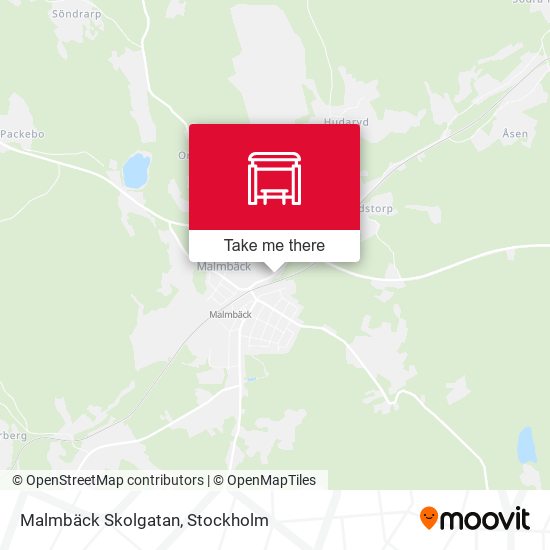 Malmbäck Skolgatan map
