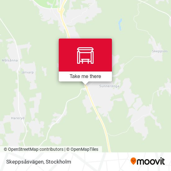 Skeppsåsvägen map