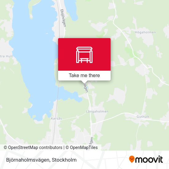Björnaholmsvägen map