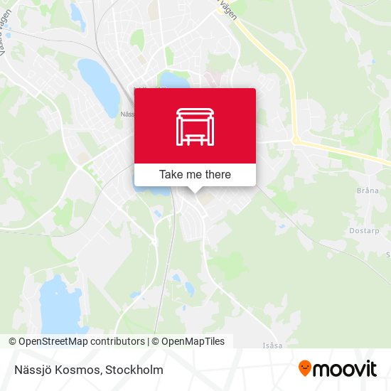 Nässjö Kosmos map