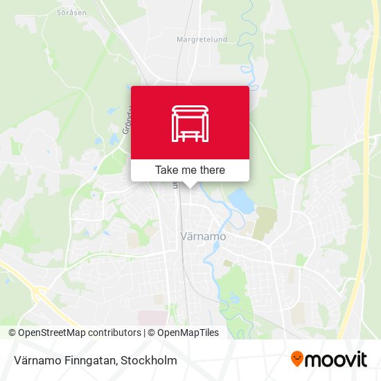 Värnamo Finngatan map