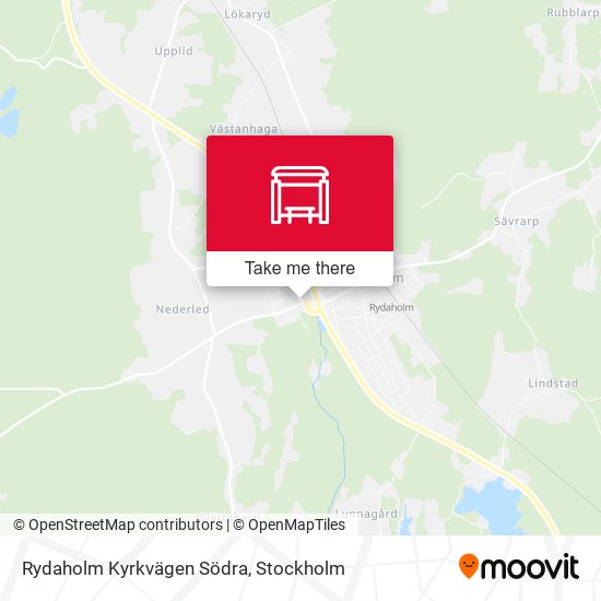 Rydaholm Kyrkvägen Södra map