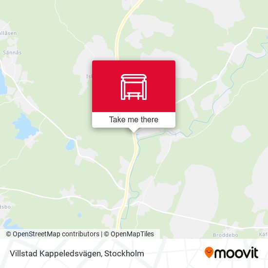 Villstad Kappeledsvägen map
