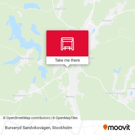 Burseryd Sandviksvägen map