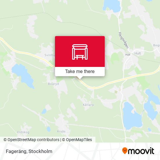 Fageräng map