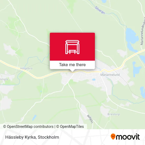 Hässleby Kyrka map