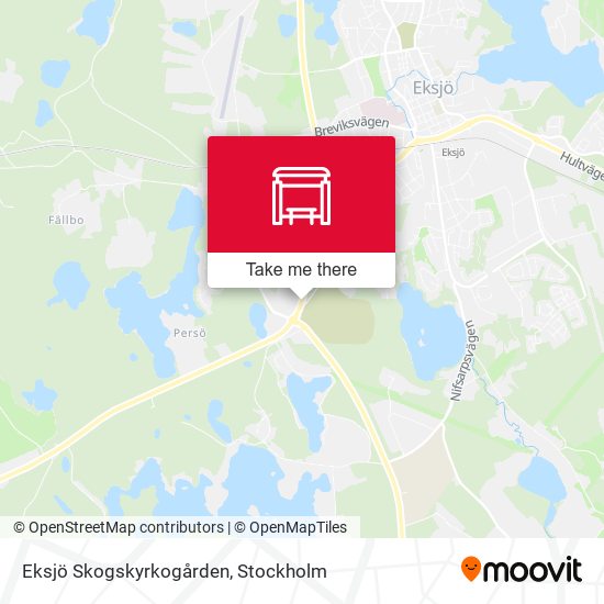 Eksjö Skogskyrkogården map