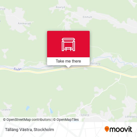Tälläng Västra map