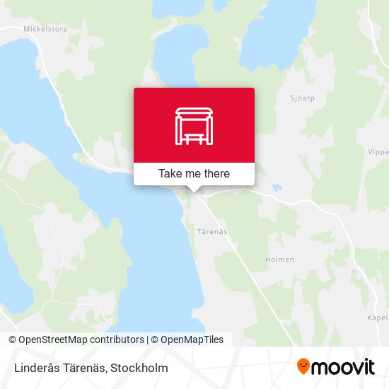 Linderås Tärenäs map