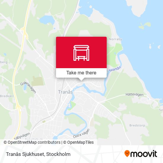 Tranås Sjukhuset map