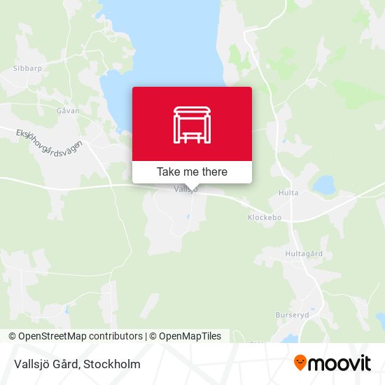 Vallsjö Gård map