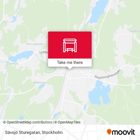 Sävsjö Sturegatan map