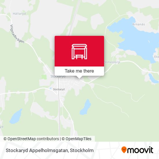 Stockaryd Appelholmsgatan map