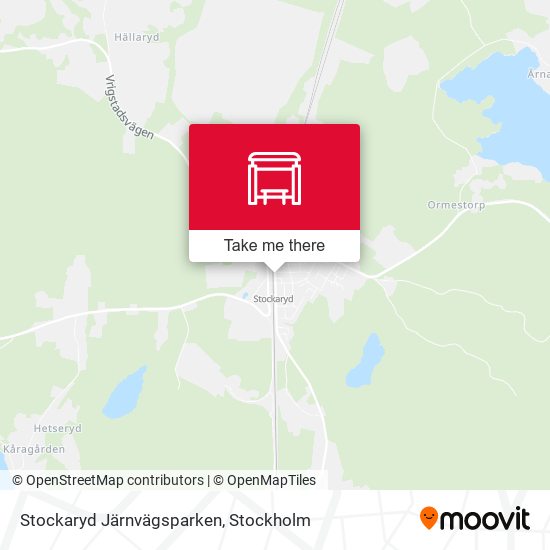 Stockaryd Järnvägsparken map