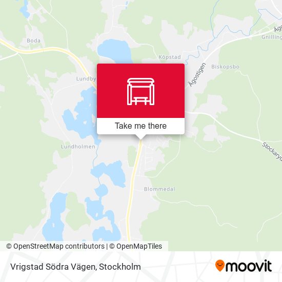 Vrigstad Södra Vägen map