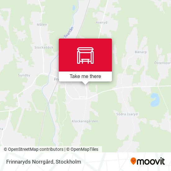 Frinnaryds Norrgård map