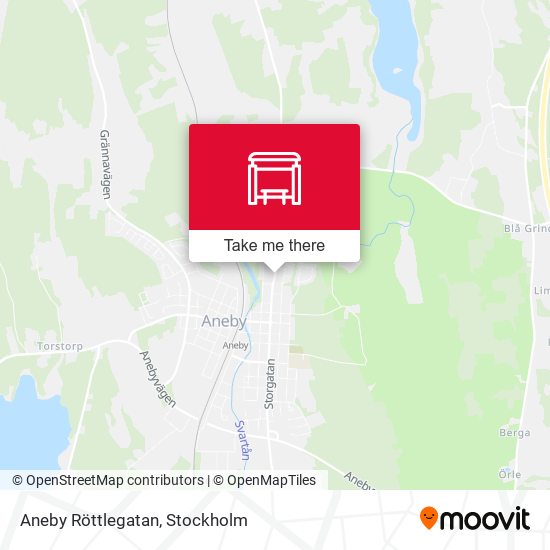Aneby Röttlegatan map