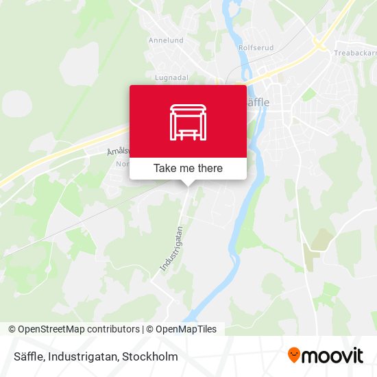 Säffle, Industrigatan map