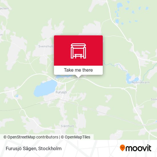 Furusjö Sågen map