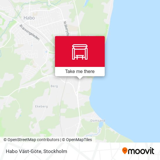 Habo Väst-Göte map