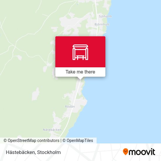 Hästebäcken map