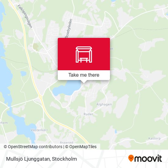 Mullsjö Ljunggatan map
