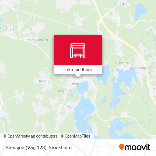 Stensjön (Väg 128) map