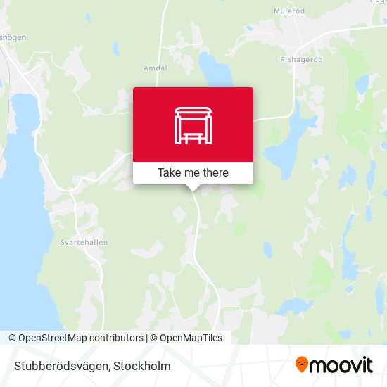 Stubberödsvägen map