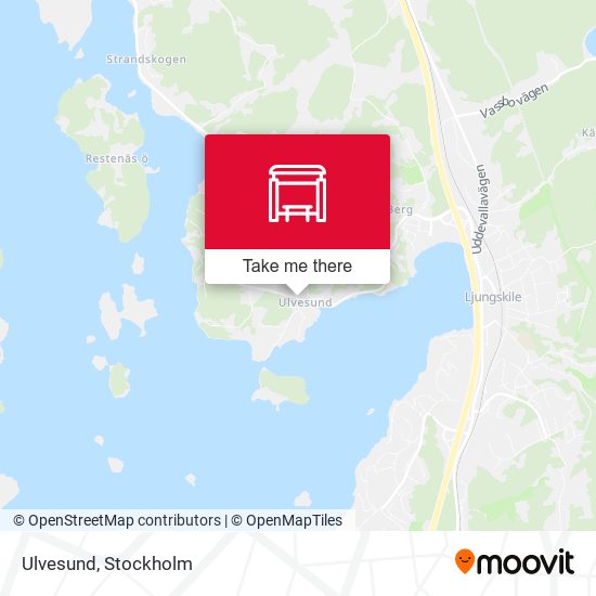 Ulvesund map