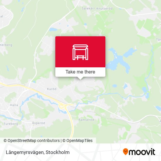 Långemyrsvägen map