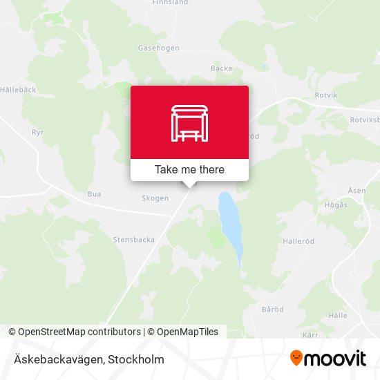 Äskebackavägen map