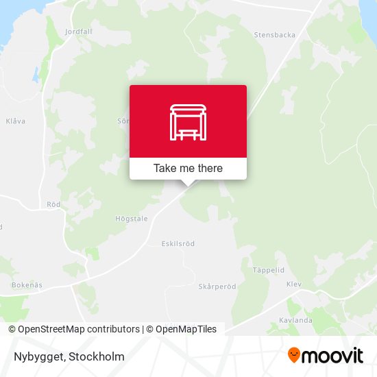 Nybygget map