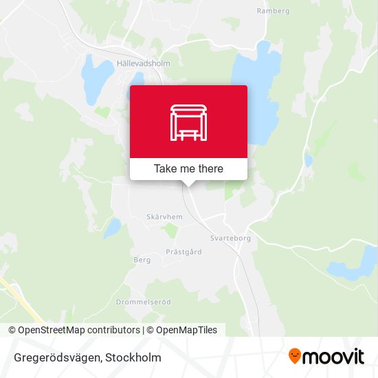 Gregerödsvägen map