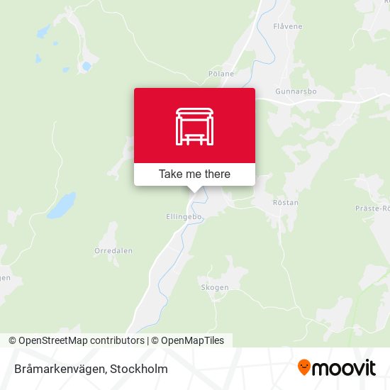 Bråmarkenvägen map