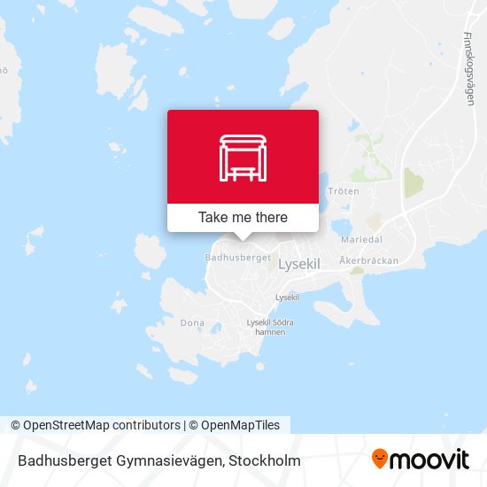 Badhusberget Gymnasievägen map