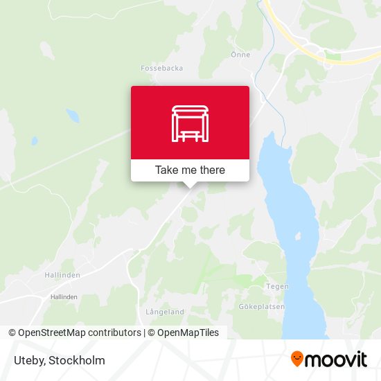 Uteby map