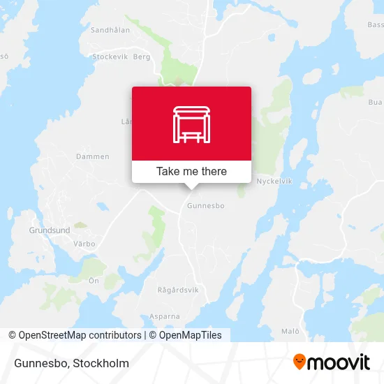 Gunnesbo map