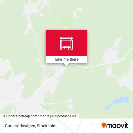 Gurserödsvägen map