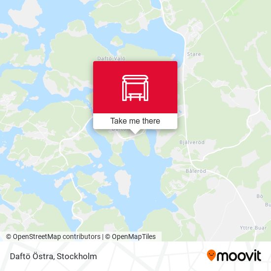 Daftö Östra map