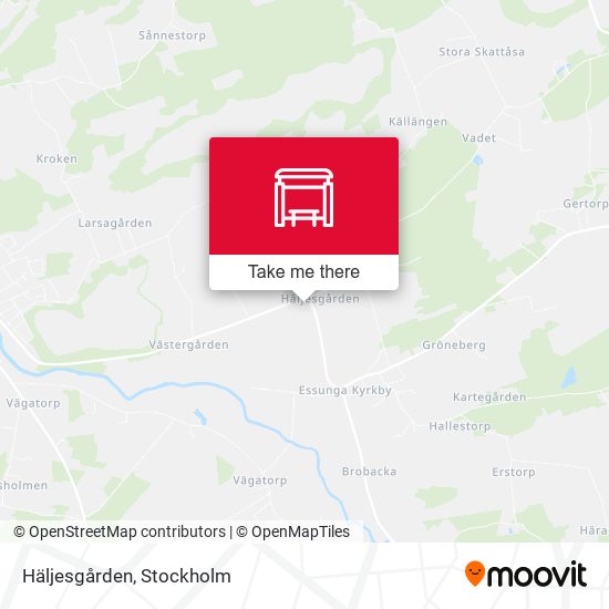 Häljesgården map