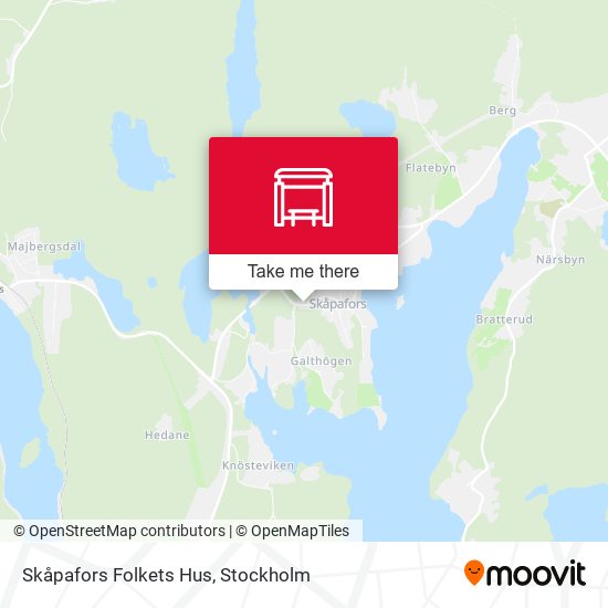 Skåpafors Folkets Hus map