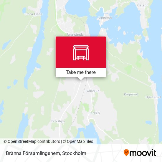 Bränna Församlingshem map