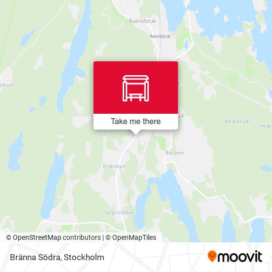 Bränna Södra map
