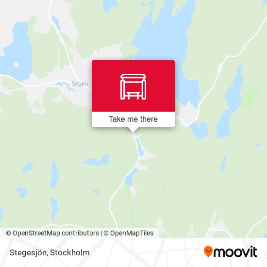 Stegesjön map